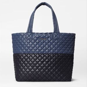 MZ Wallace metro large tote blue/black